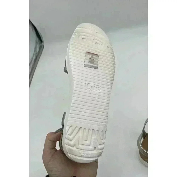 UGG ZAYNE ANKLE STRAP PLATFORM WOMEN SANDALS ROSE GOLD US 7.5 /UK 5.5 /EU 38.5 - Picture 3 of 10